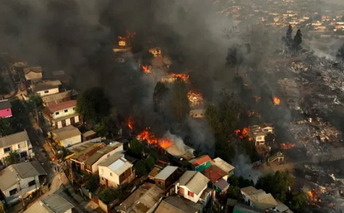 চিলিতে দাবানলে অন্তত ৫১ জনের মৃত্যু