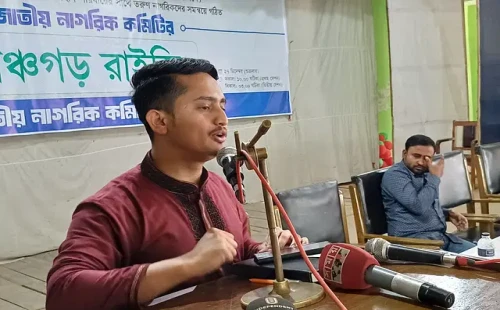 জাতীয় নাগরিক কমিটি কোনো রাজনৈতিক দল হবে না, এটি একটি রাজনৈতিক শক্তি: সারজিস আলম