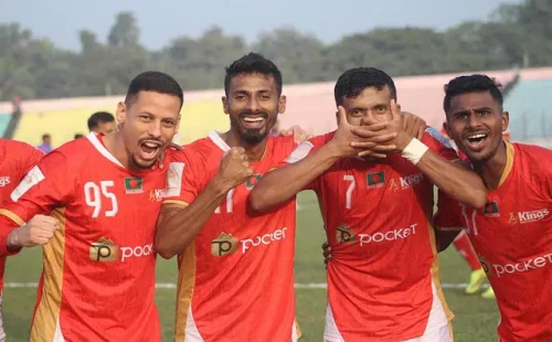 কিংসের পাঁচ গোলের জয়, আবাহনীর হোঁচট