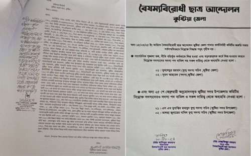 বৈষম্যবিরোধী ছাত্র ও নাগরিক কমিটির নেতা-কর্মীদের ওপর হামলায় মামলা, চার নেতাকে অব্যাহতি