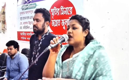 নির্বাচনের কথা বলে মুখে ফেনা তুলে ফেললেই গণতন্ত্র হয় না: নুসরাত তাবাসসুম