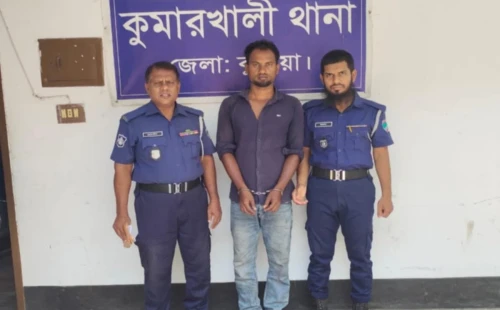 কুষ্টিয়ায় ব্যবসায়ীর কাছে চাঁদা দাবি, কারাগারে যুবক