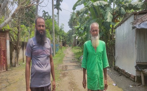 কুষ্টিয়ার দুর্গাপুর সন্ন্যাসীতলা-গোস্বামী দুর্গাপুর সড়কের বেহাল দশা