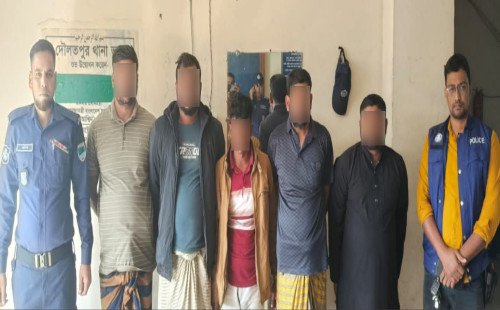 কুষ্টিয়ায় তিন থানা পুলিশের পৃথক অভিযানে ১০ আসামি গ্রেপ্তার