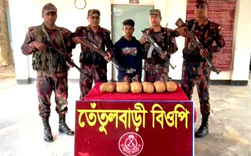 কুষ্টিয়ায় বিজিবির অভিযানে ১১ লাখ টাকার মাদক ও চোরাচালানি পণ্য জব্দ, আটক ১