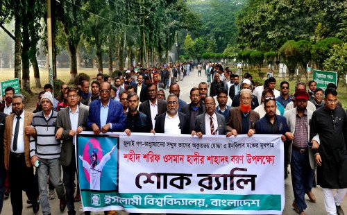 শহিদ ওসমান হাদি বাংলাদেশের স্বাধীনতা-সার্বভৌমত্বের প্রতিচ্ছবি — ইবি ভিসি