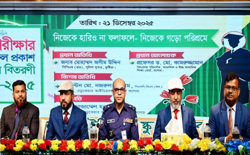 কুষ্টিয়ায় এডুকেয়ার আইডিয়াল স্কুল এন্ড কলেজে পরীক্ষার ফল প্রকাশ ও পুরস্কার বিতরণ