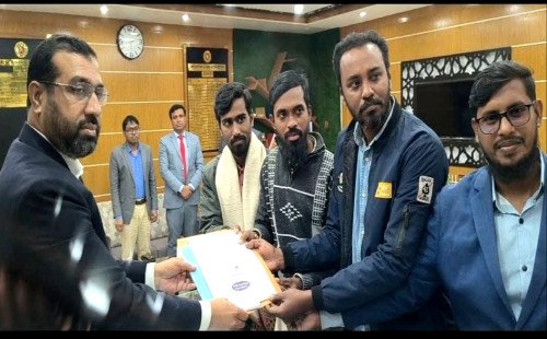 মেহেরপুর-১ আসনে এনসিপি প্রার্থী ইঞ্জিনিয়ার সোহেল রানার পক্ষে মনোনয়নপত্র উত্তোলন