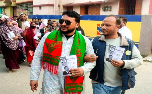 কুষ্টিয়া সদর-৩ আসনে ধানের শীষের প্রার্থী প্রকৌশলী জাকির হোসেন সরকারের পক্ষে মাঠে নেতাকর্মীরা