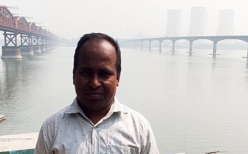 কুষ্টিয়া থেকে সংবাদ সংগ্রহের কাজে পাকশী হার্ডিং  ব্রিজ ও লালন শাহ ব্রিজের মাঝে কিছু সময় অতিবাহিত করলাম