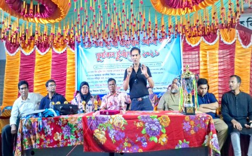 পিয়ারপুরে উৎসবের আমেজে জমে উঠল হাজী মোহাম্মদ আলী স্মৃতি ফুটবল টুর্নামেন্টের ফাইনাল