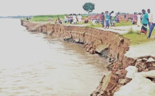 পদ্মার গ্রাসে কুষ্টিয়ায় শত শত বিঘা জমি