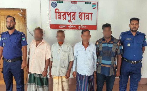 কুষ্টিয়ায় বিশেষ অভিযানে ১৬ আসামি গ্রেপ্তার